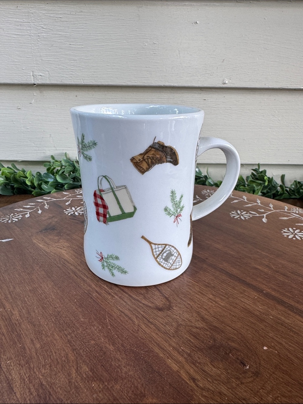 L.L. Bean x Sara Fitz Holiday Mug
